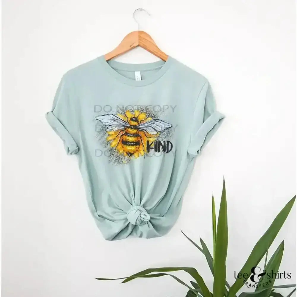 Bee Kind DTF Transfer tee and shirts transfers