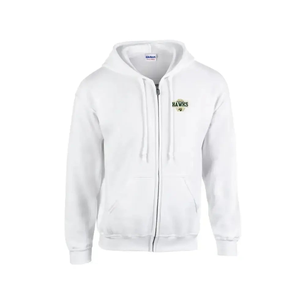 Gildan 50/50 Full-Zip Hooded Sweatshirt -UNISEX- G186 tee and shirts transfers