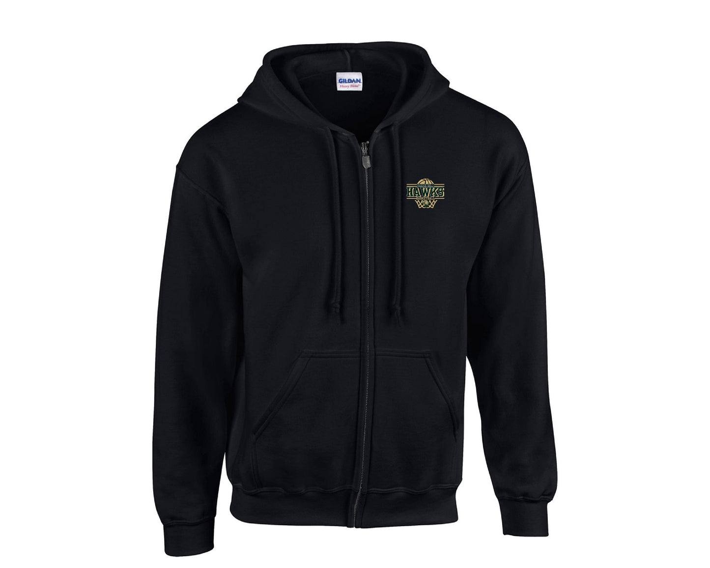 Gildan 50/50 Full-Zip Hooded Sweatshirt -UNISEX- G186 tee and shirts transfers