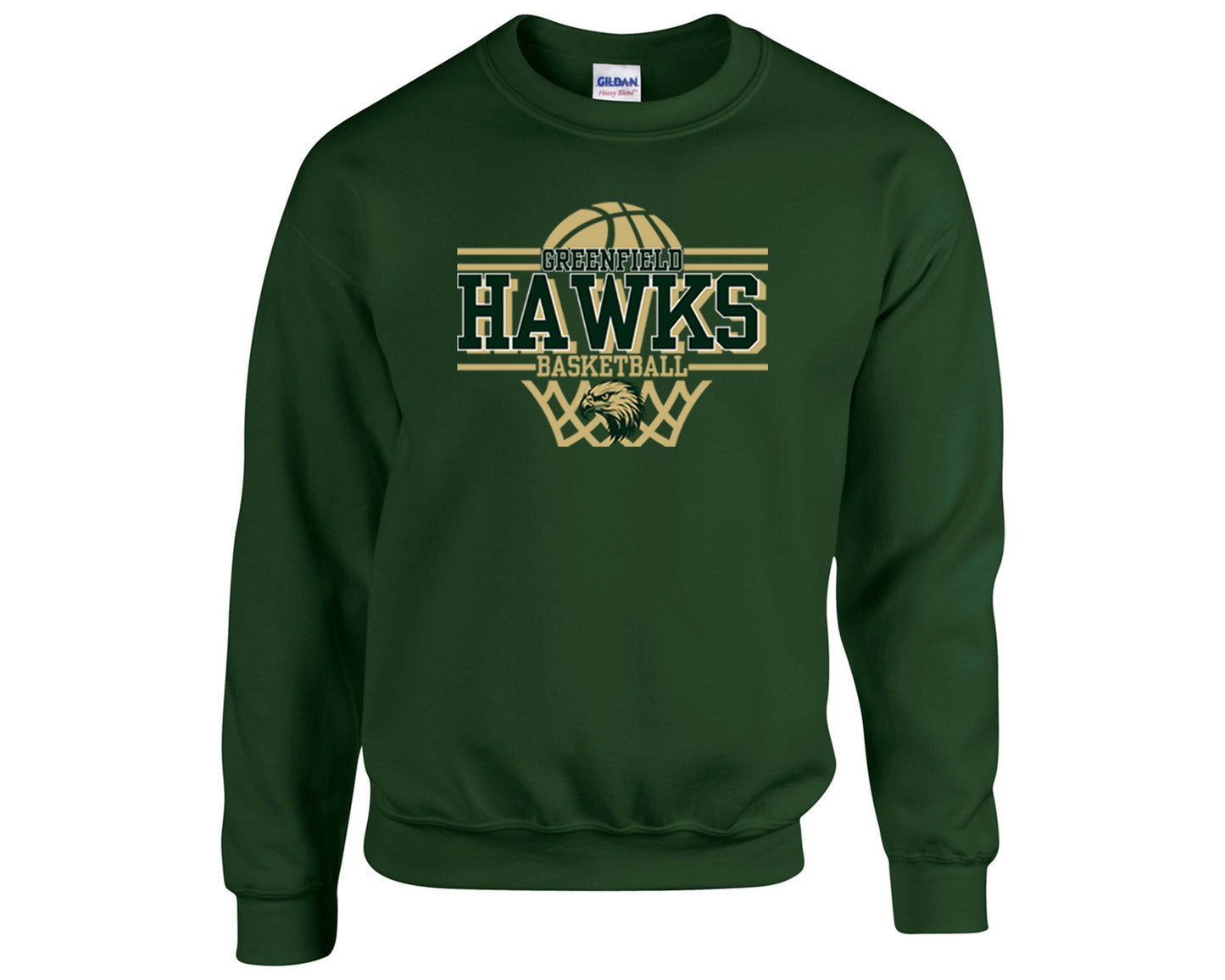 Gildan Heavy Blend Crewneck Sweatshirt- UNISEX- G180 tee and shirts transfers