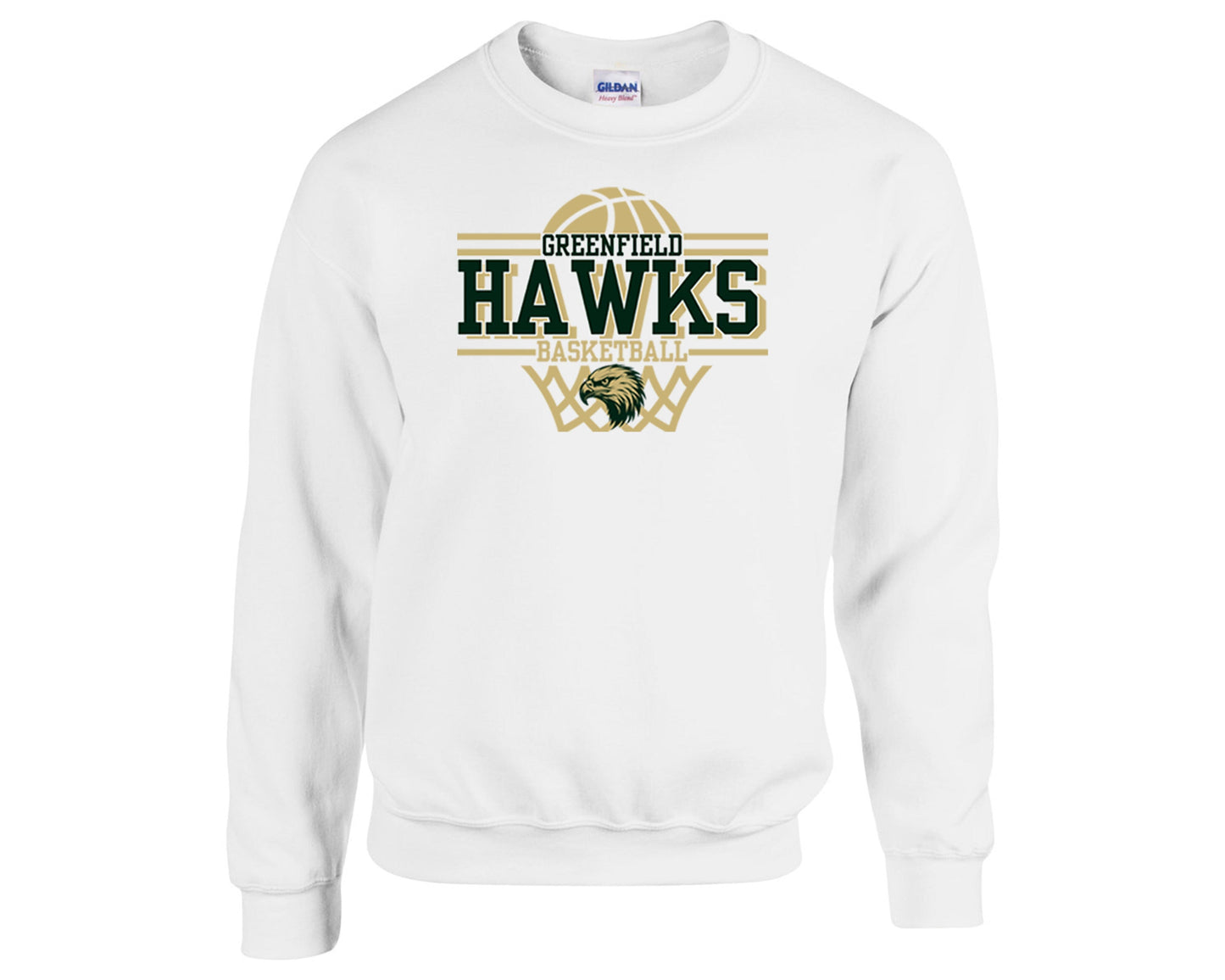Gildan Heavy Blend Crewneck Sweatshirt- UNISEX- G180 tee and shirts transfers