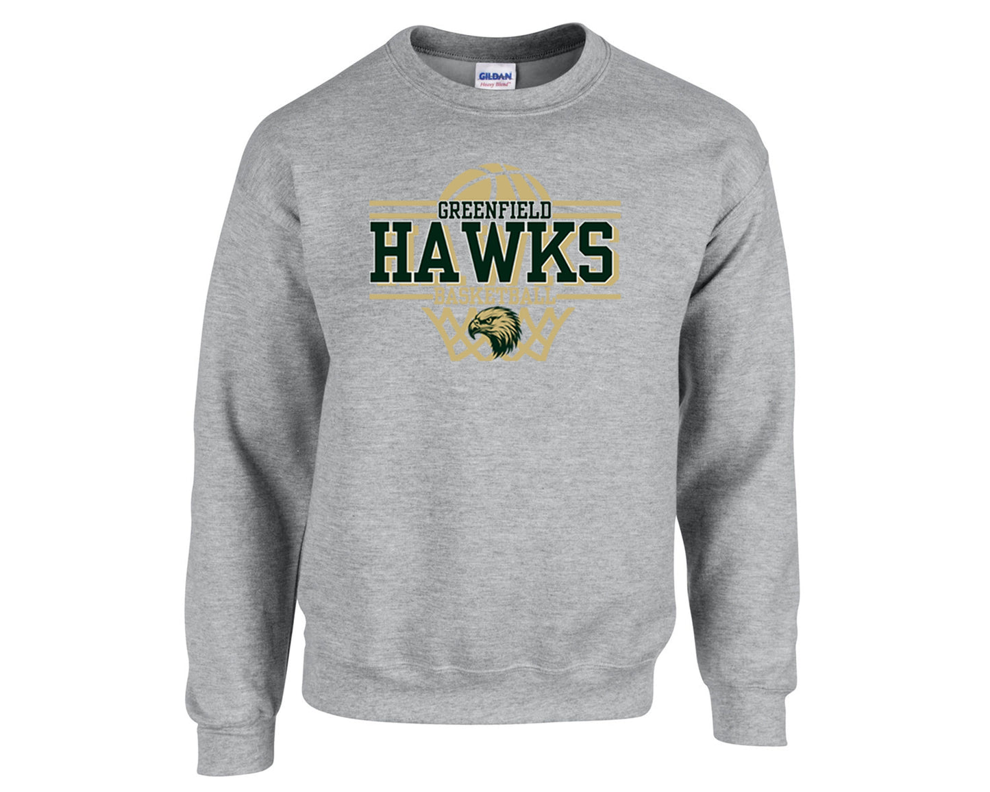 Gildan Heavy Blend Crewneck Sweatshirt- UNISEX- G180 tee and shirts transfers