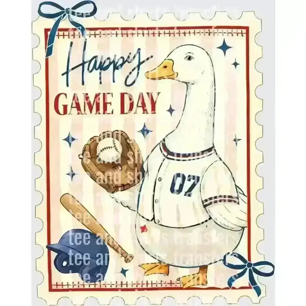 Happy Game Day DTF TRANSFER DTF TRANSFER tee and shirts transfers