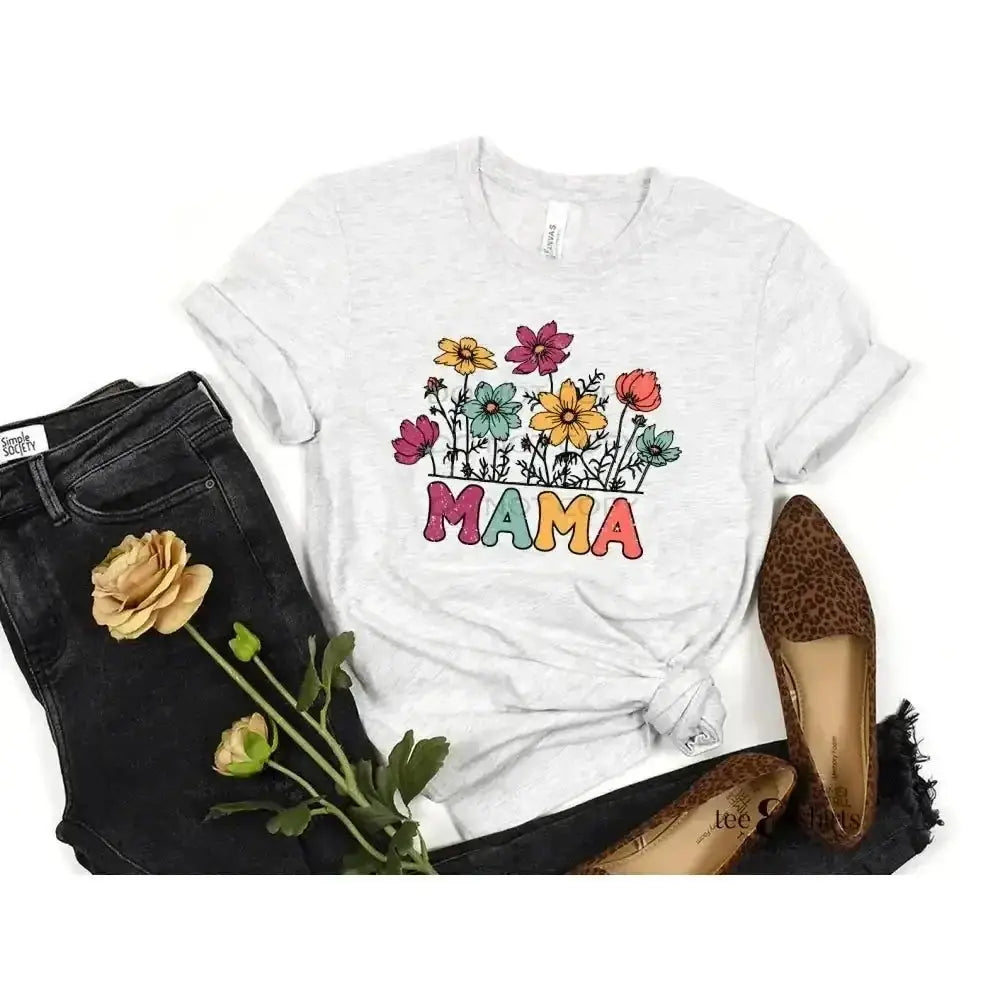 Mama Retro tee and shirts transfers