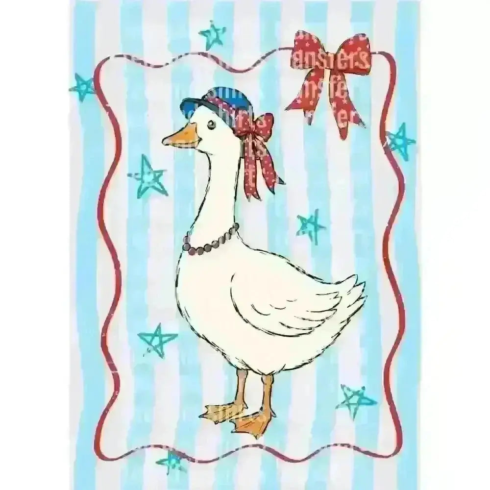 Patriotic Goose DTF TRANSFER DTF TRANSFER tee and shirts transfers