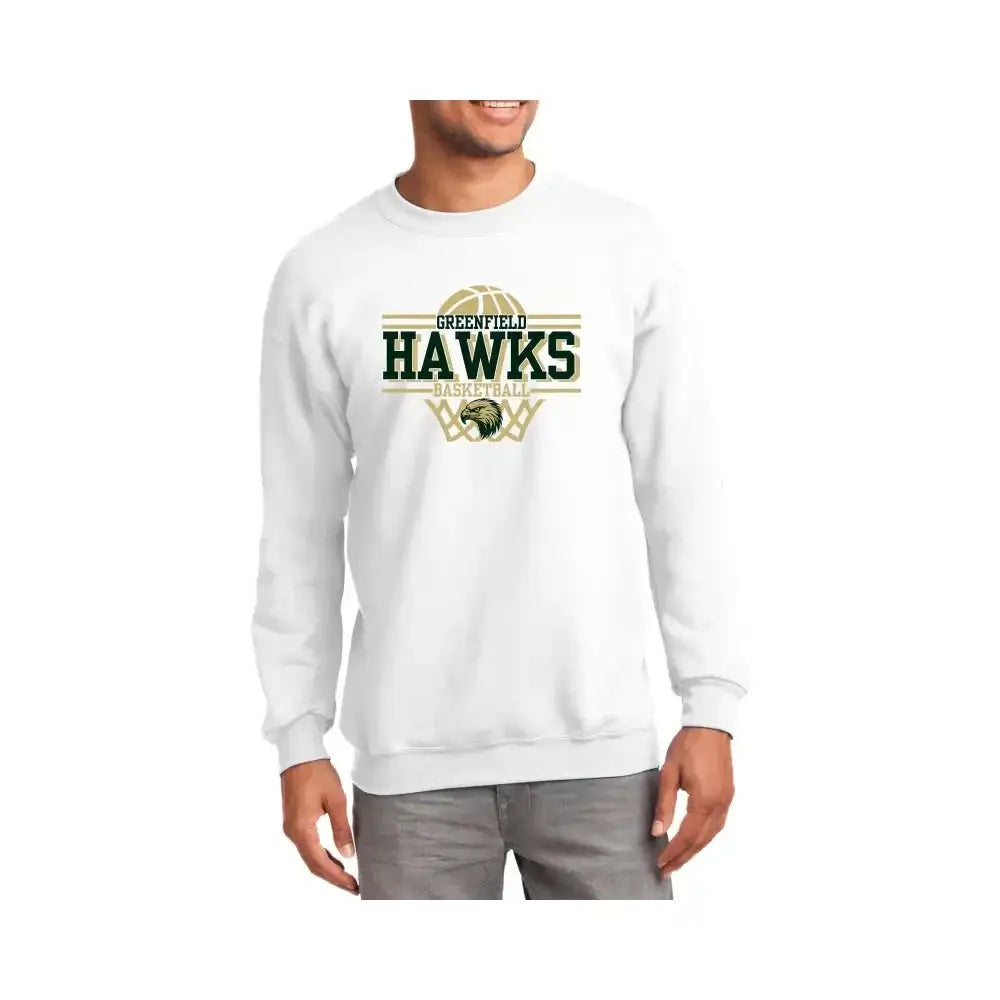 Port & Company® TALL Essential Fleece Crewneck-PC90T tee and shirts transfers