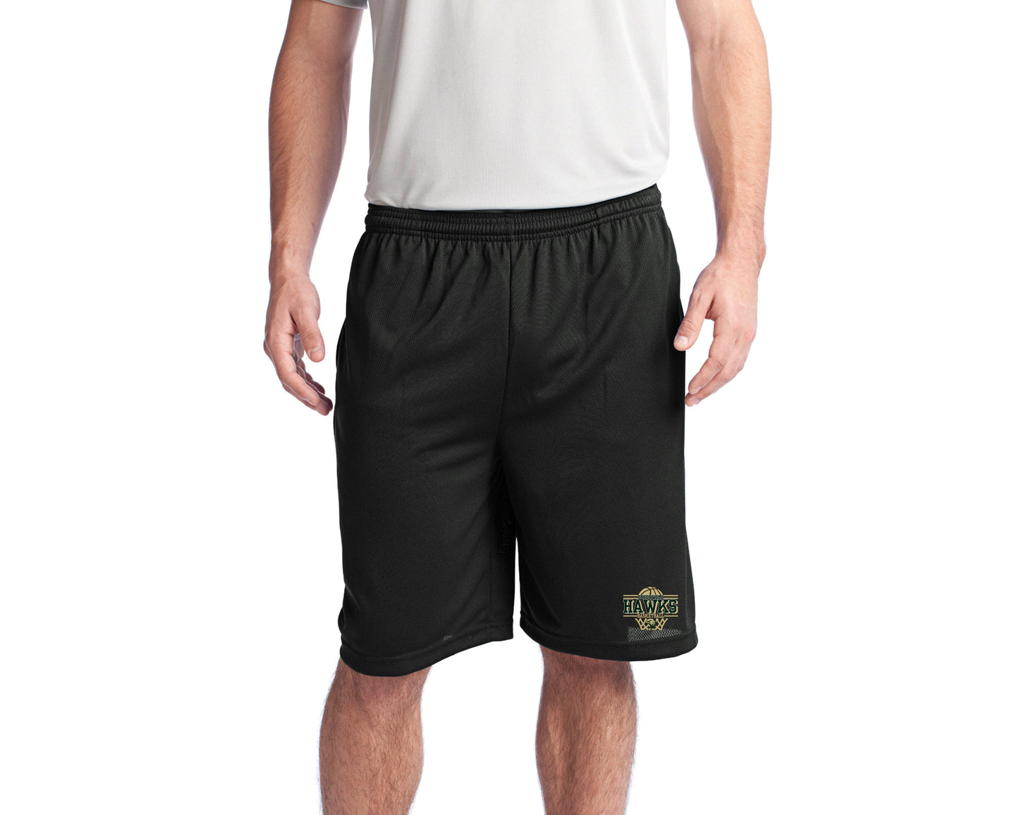 Sport-Tek® PosiCharge® Tough Mesh Pocket Short- ST312 tee and shirts transfers