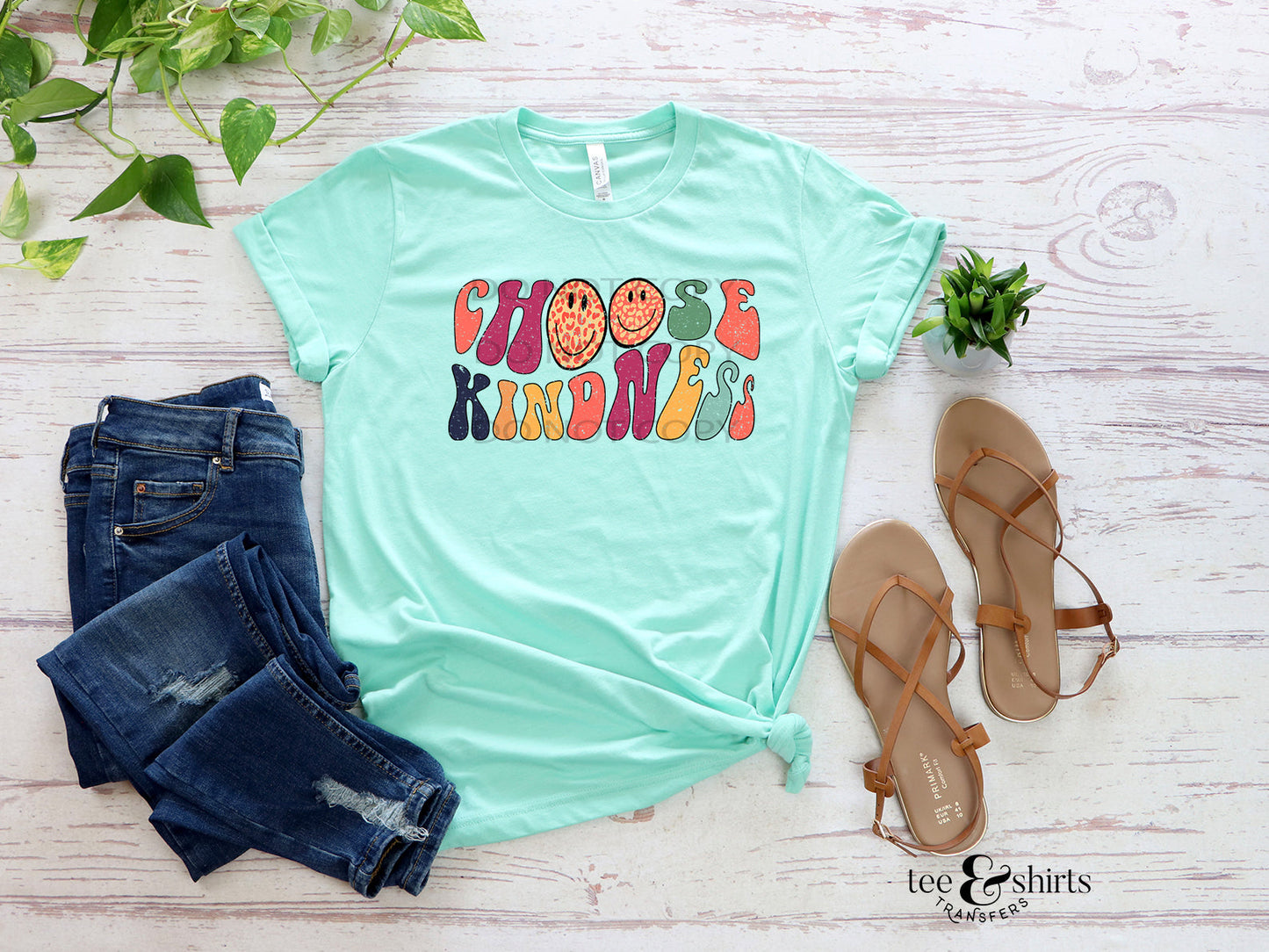 Choose Kindness tee and shirts transfers