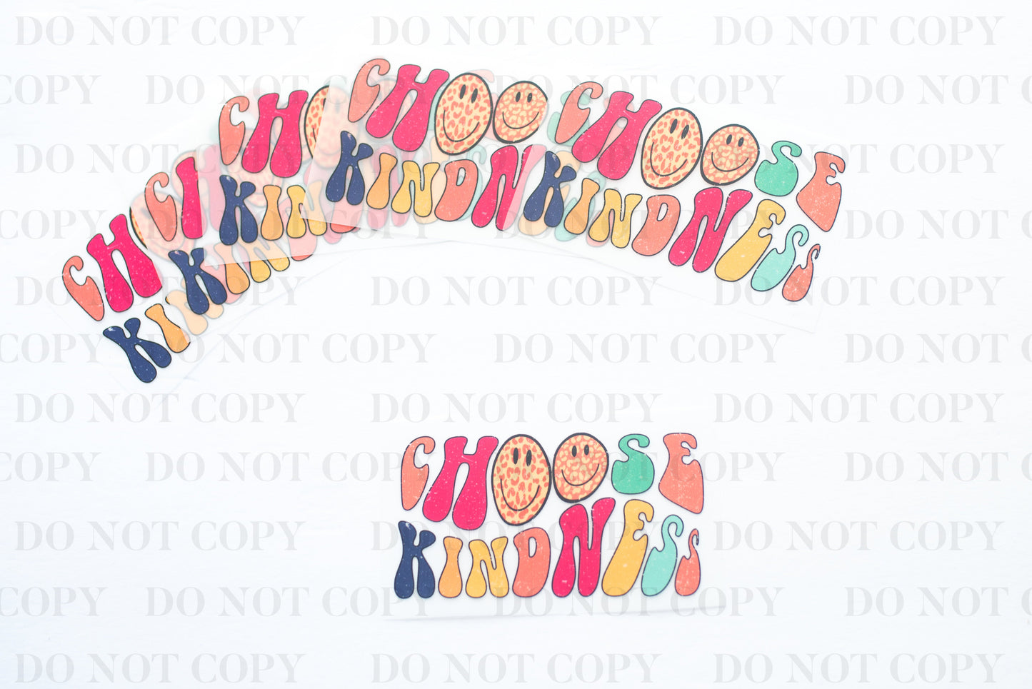Choose Kindness tee and shirts transfers