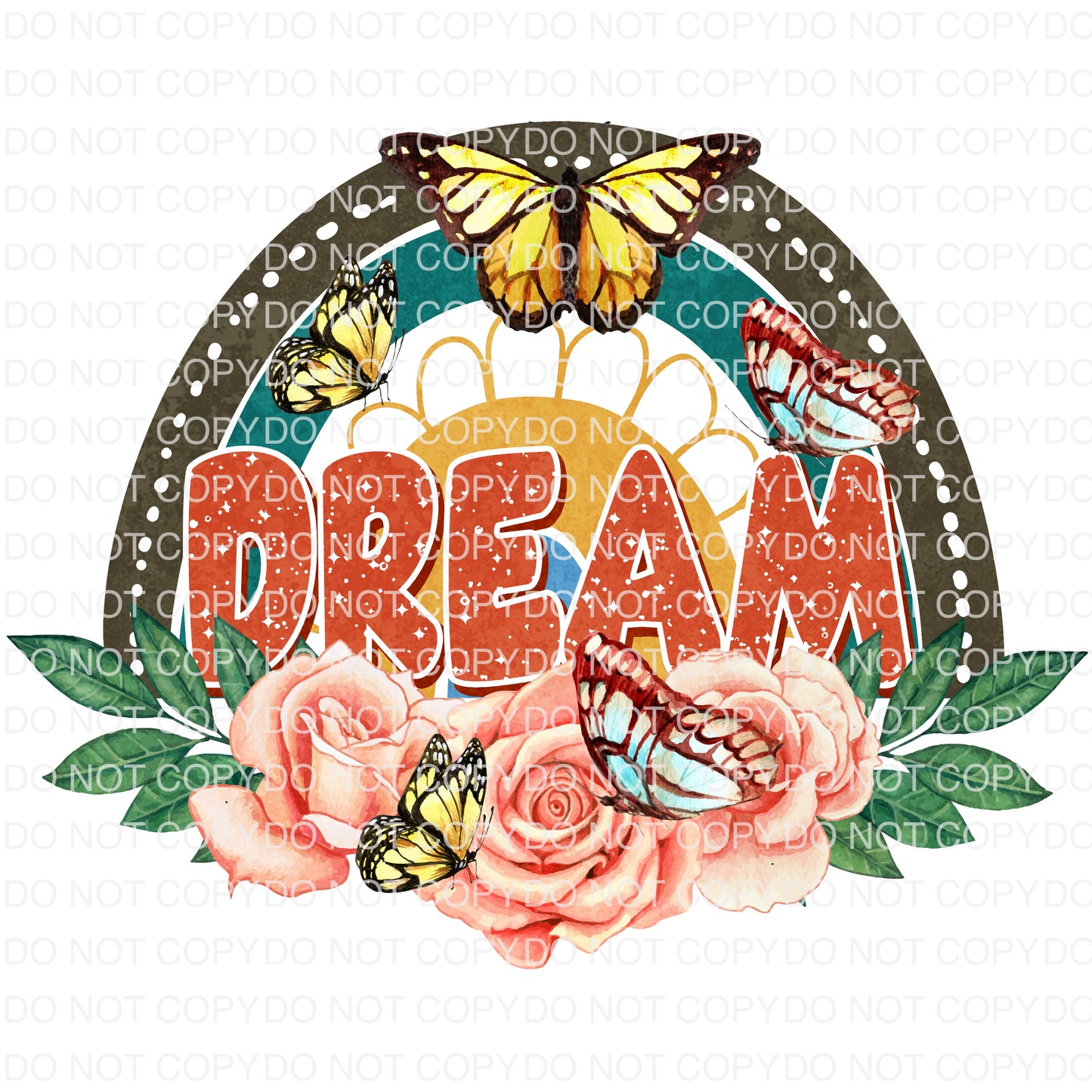 Dream DTF TRANSFER tee and shirts transfers