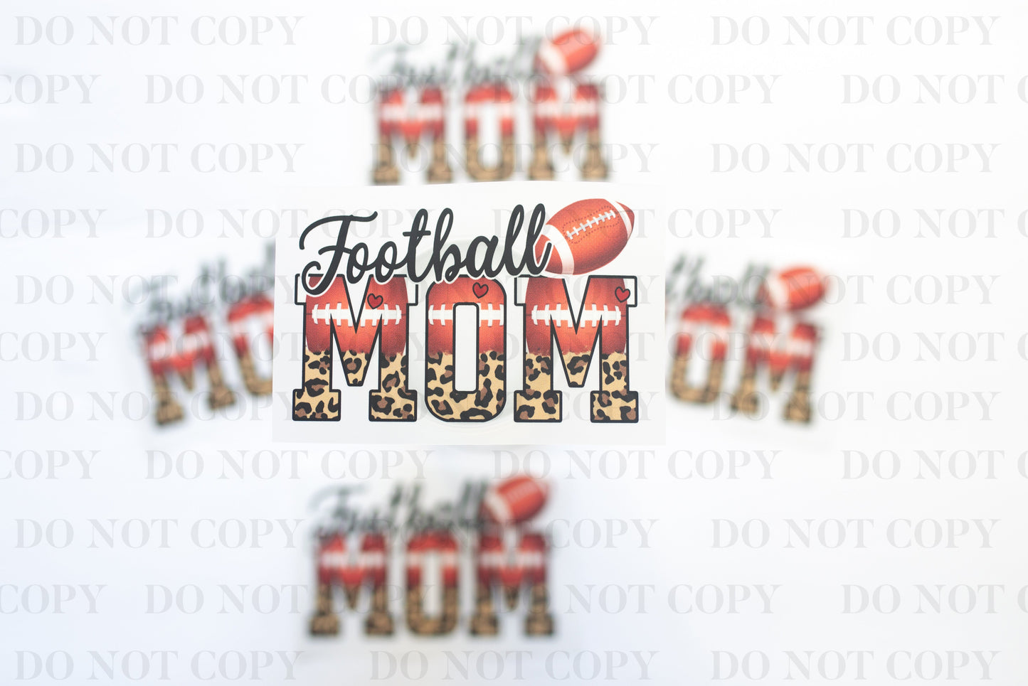 Football Mom DTF Transfer tee and shirts transfers