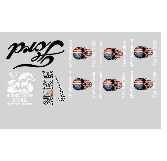 GANG SHEET 22x12 PD Custom Product tee and shirts