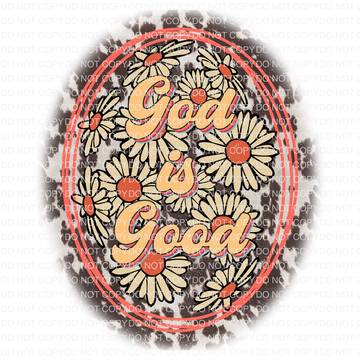 God is Good DTF Transfer tee and shirts transfers
