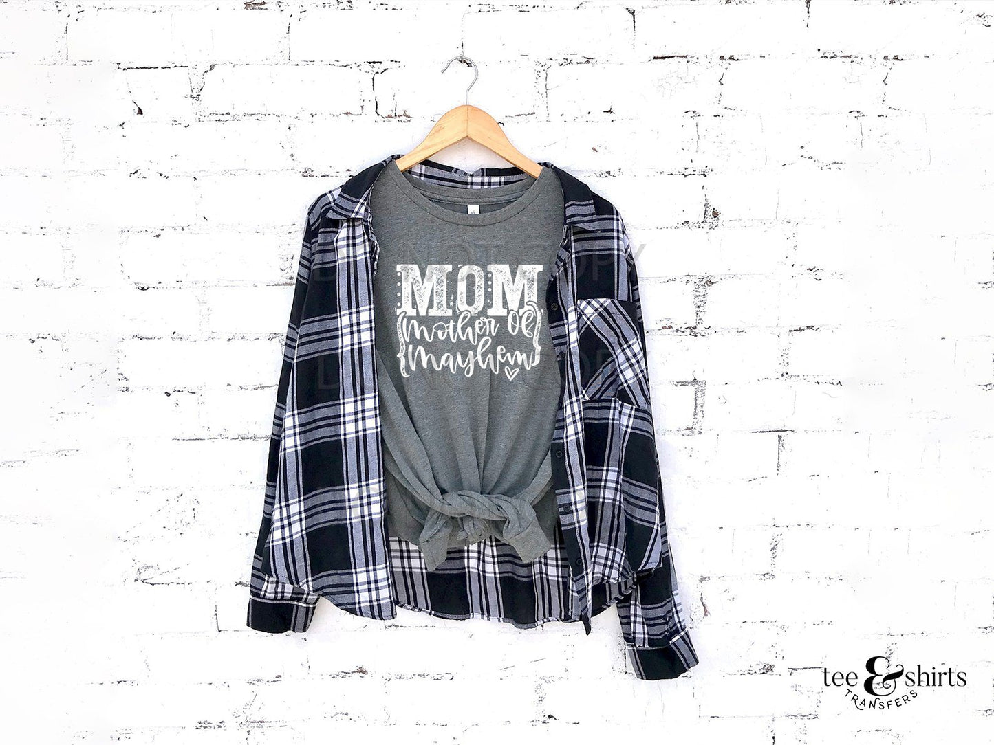 Mother of Mayhem tee and shirts transfers
