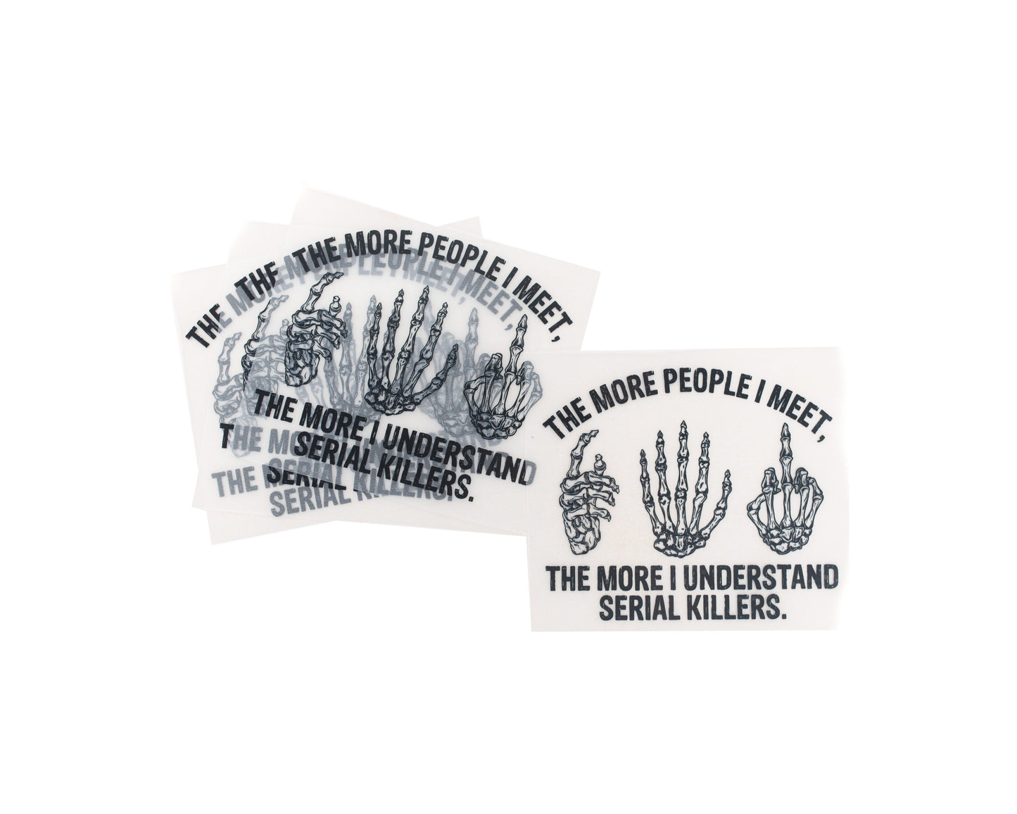 Serial Killers tee and shirts transfers
