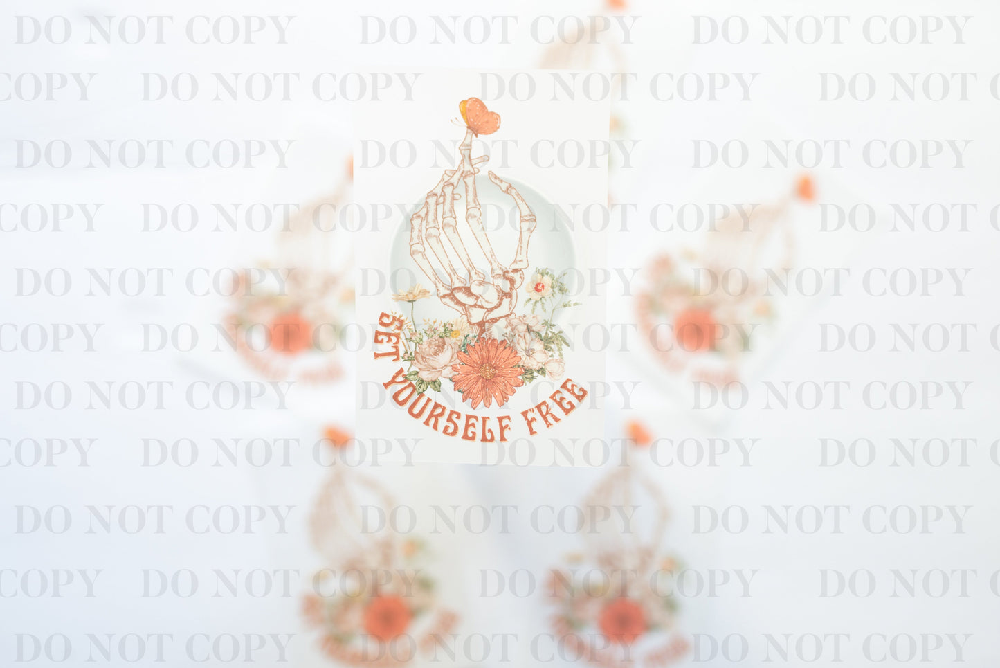 Set yourself free tee and shirts transfers