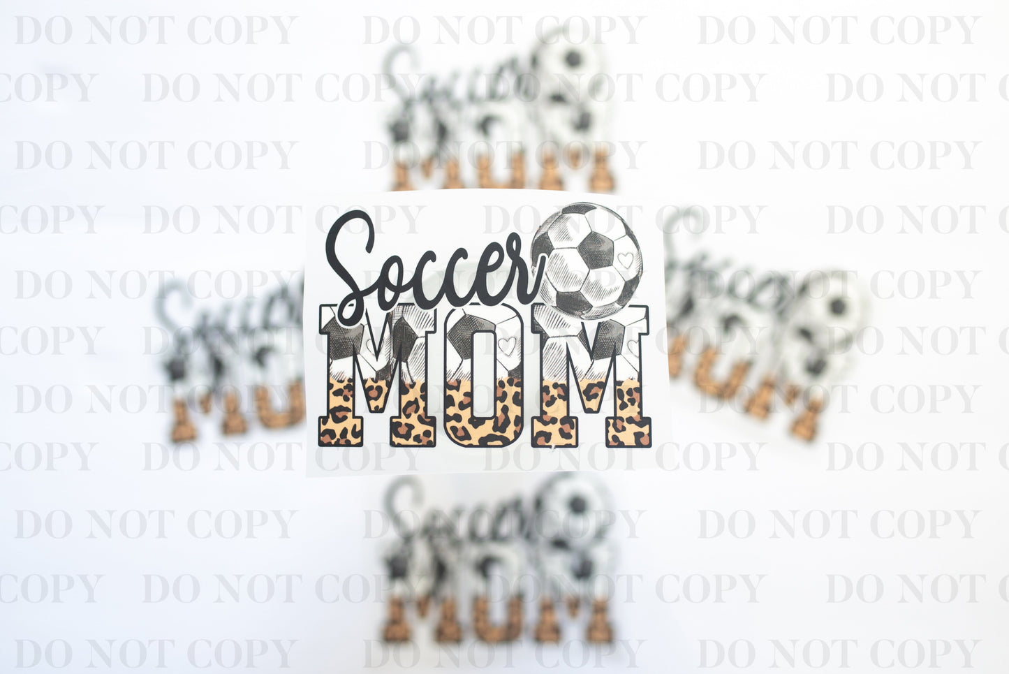 Soccer Mom DTF Transfer tee and shirts transfers
