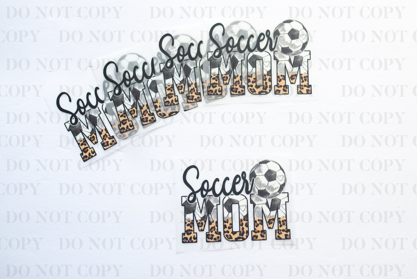 Soccer Mom DTF Transfer tee and shirts transfers