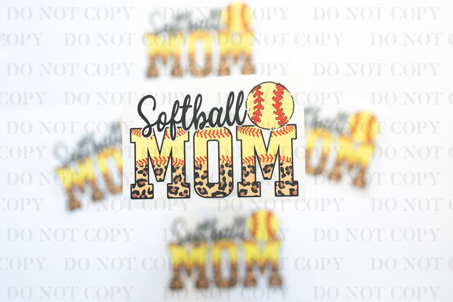 Softball Mom DTF Transfer tee and shirts transfers