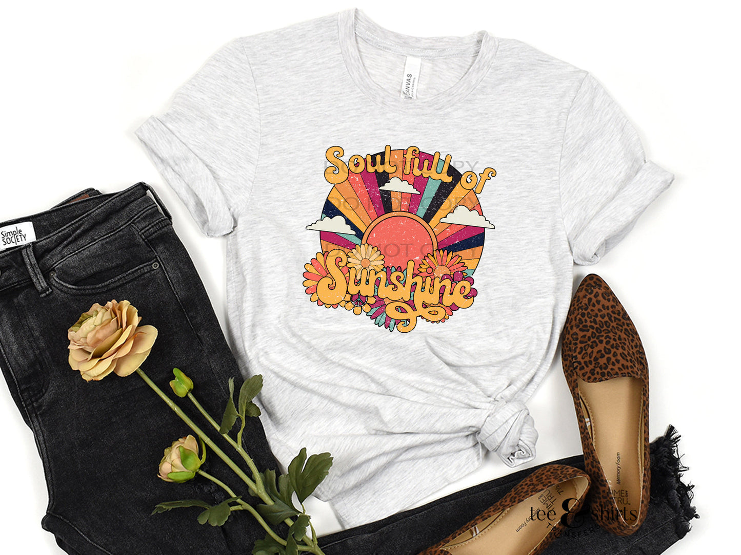 Soul full of sunshine tee and shirts transfers