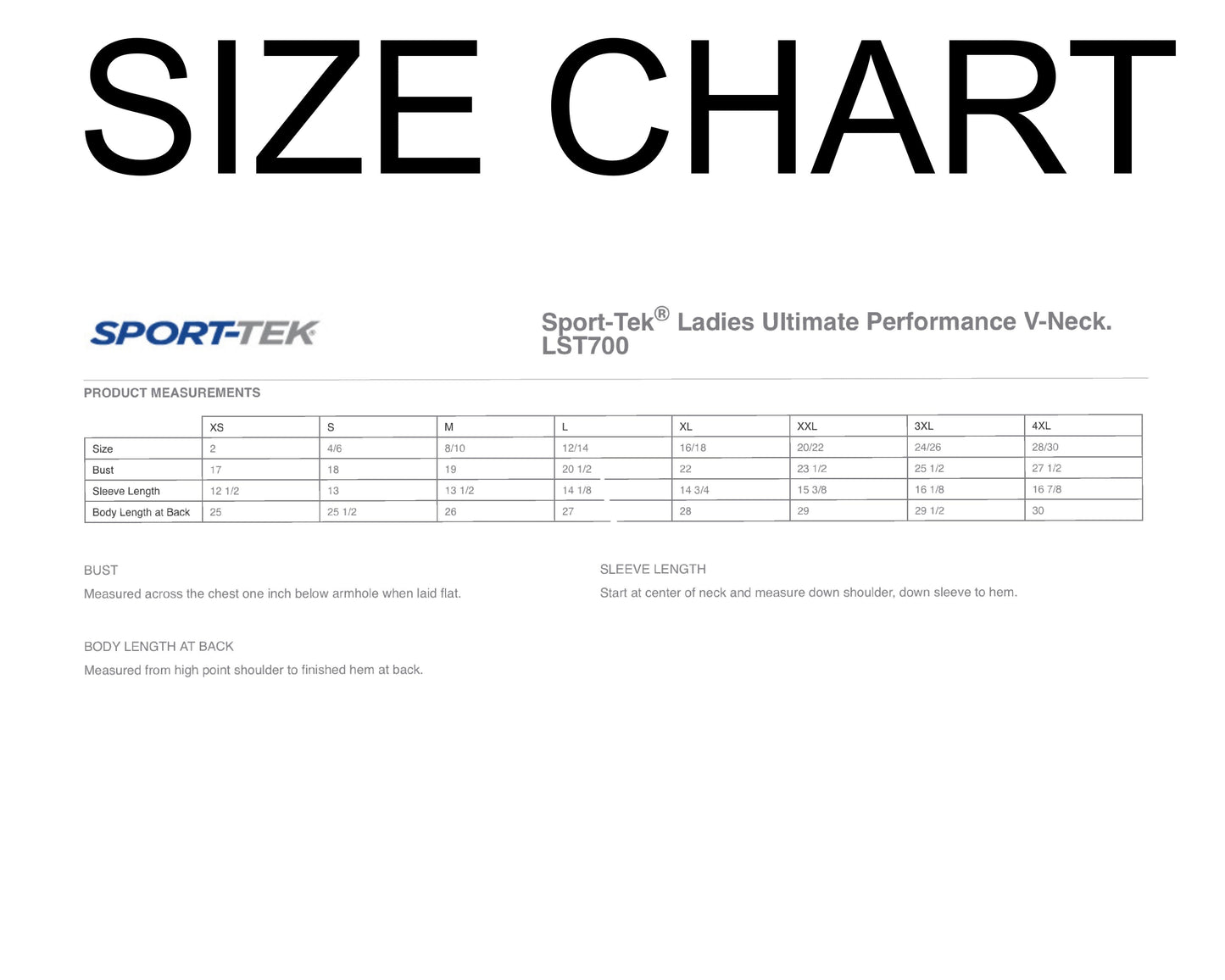 Sport-Tek® Ladies Ultimate Performance V-Neck tee and shirts transfers