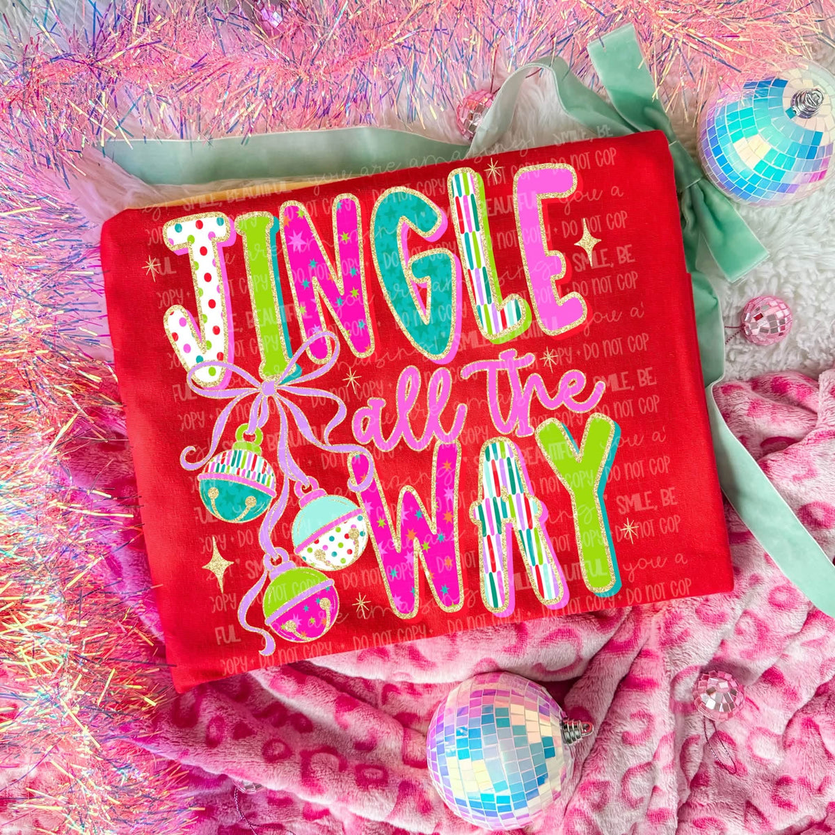 Jingle All the Way DTF TRANSFER