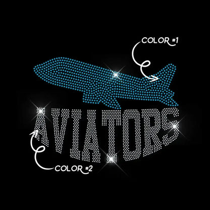 AVIATORS TWO COLOR tee and shirts transfers 