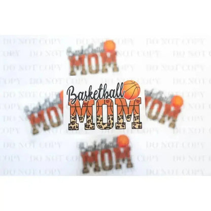 Basketball Mom DTF Transfer tee and shirts transfers 