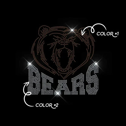 BEARS TWO COLOR tee and shirts transfers 