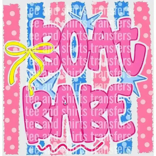 Boat Babe DTF TRANSFER DTF TRANSFER tee and shirts transfers 