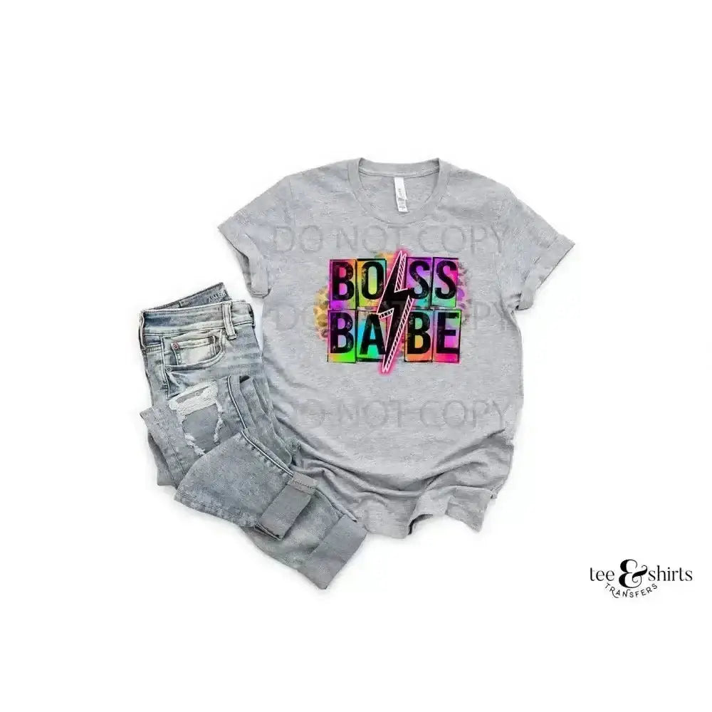 Boss Babe tee and shirts transfers 