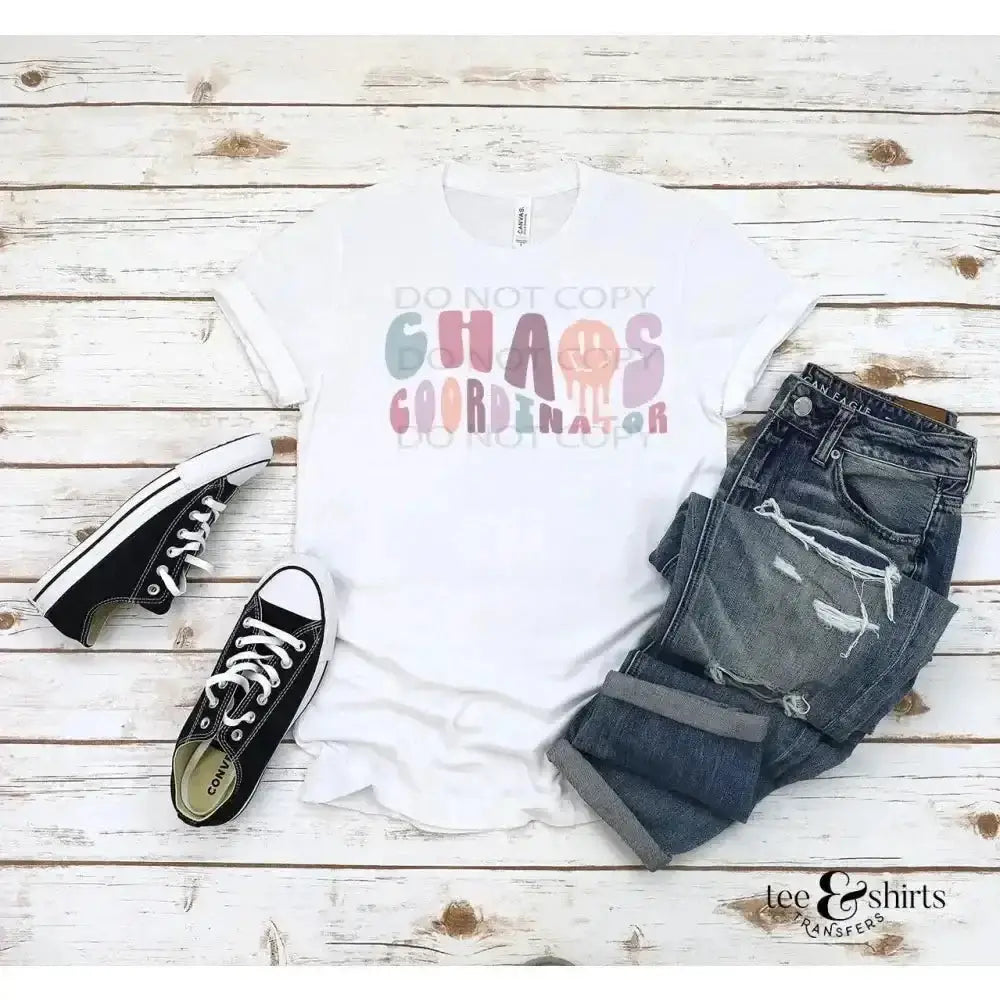 Chaos Coordinator DTF Transfer tee and shirts transfers 