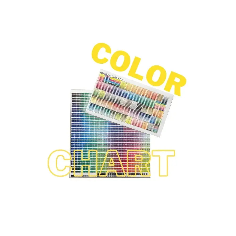 COLOR CHART tee and shirts transfers 