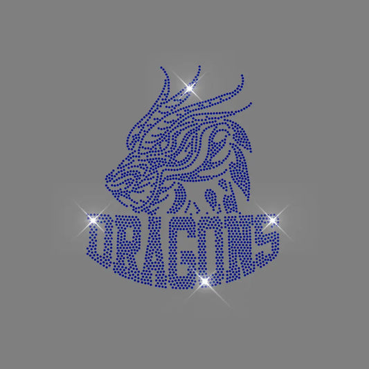 DRAGONS SINGLE COLOR tee and shirts transfers 