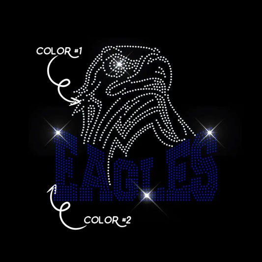 EAGLES TWO COLOR tee and shirts transfers 