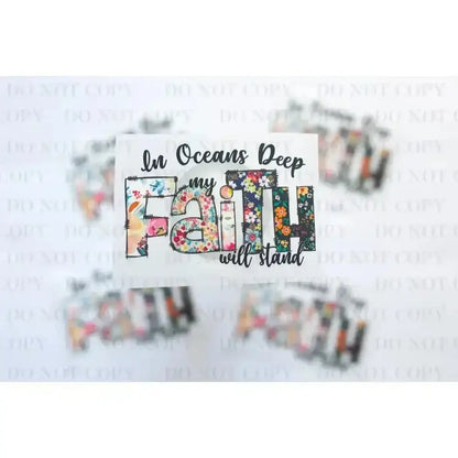 Faith will Stand DTF Transfer tee and shirts transfers 