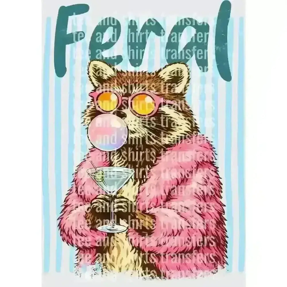 Feral DTF TRANSFER DTF TRANSFER tee and shirts transfers 