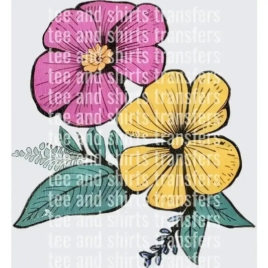 for I know flower pocket DTF TRANSFER DTF TRANSFER tee and shirts transfers 