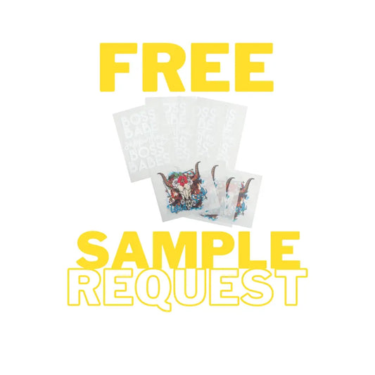 Free Sample Request tee and shirts transfers 