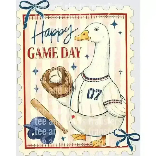 Happy Game Day DTF TRANSFER DTF TRANSFER tee and shirts transfers 