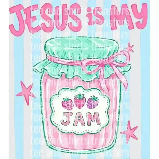 Jesus is my Jam DTF TRANSFER DTF TRANSFER tee and shirts transfers 