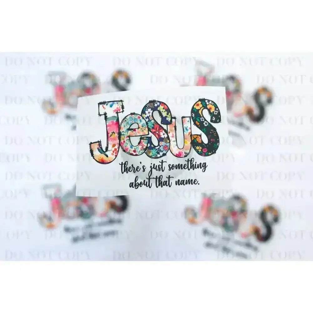 Jesus Name DTF Transfer tee and shirts transfers 