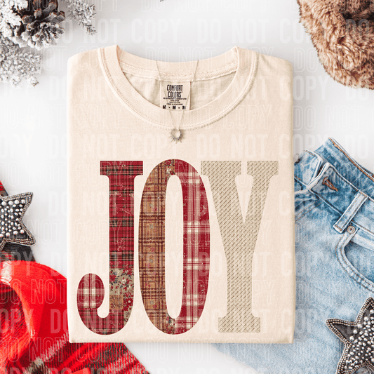 Joy Patch DTF TRANSFER tee and shirts transfers 