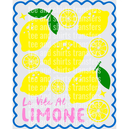 La Vita Al Limone DTF TRANSFER