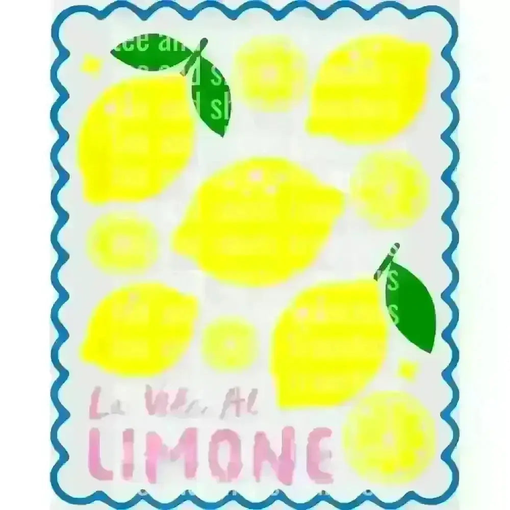 La Vita Al Limone DTF TRANSFER DTF TRANSFER tee and shirts transfers 