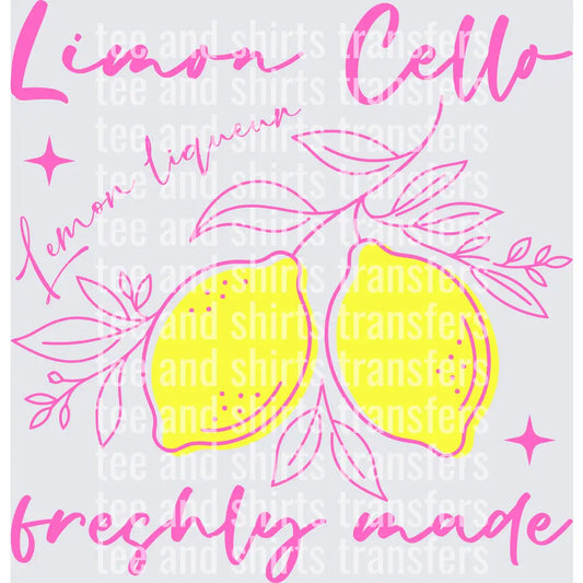 Limoncello Freshly Made DTF TRANSFER