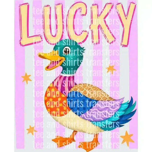 Lucky ducky DTF TRANSFER DTF TRANSFER tee and shirts transfers 