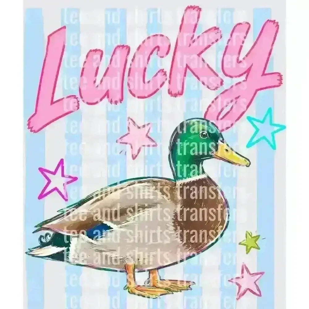 Lucky Ducky DTF TRANSFER DTF TRANSFER tee and shirts transfers 