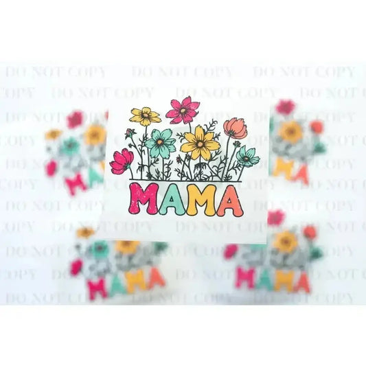 Mama Retro tee and shirts transfers 