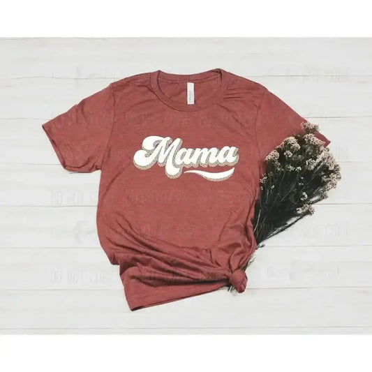 Mama Retro tee and shirts transfers 